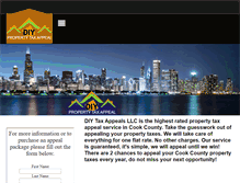 Tablet Screenshot of diypropertytaxappeal.com